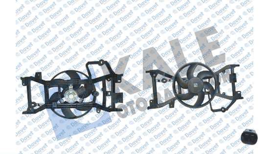 KALE 387285 Fan Motoru Plastik Davlumbazli Clio Iv - Dacia Duster Sandero (Klimasiz)
